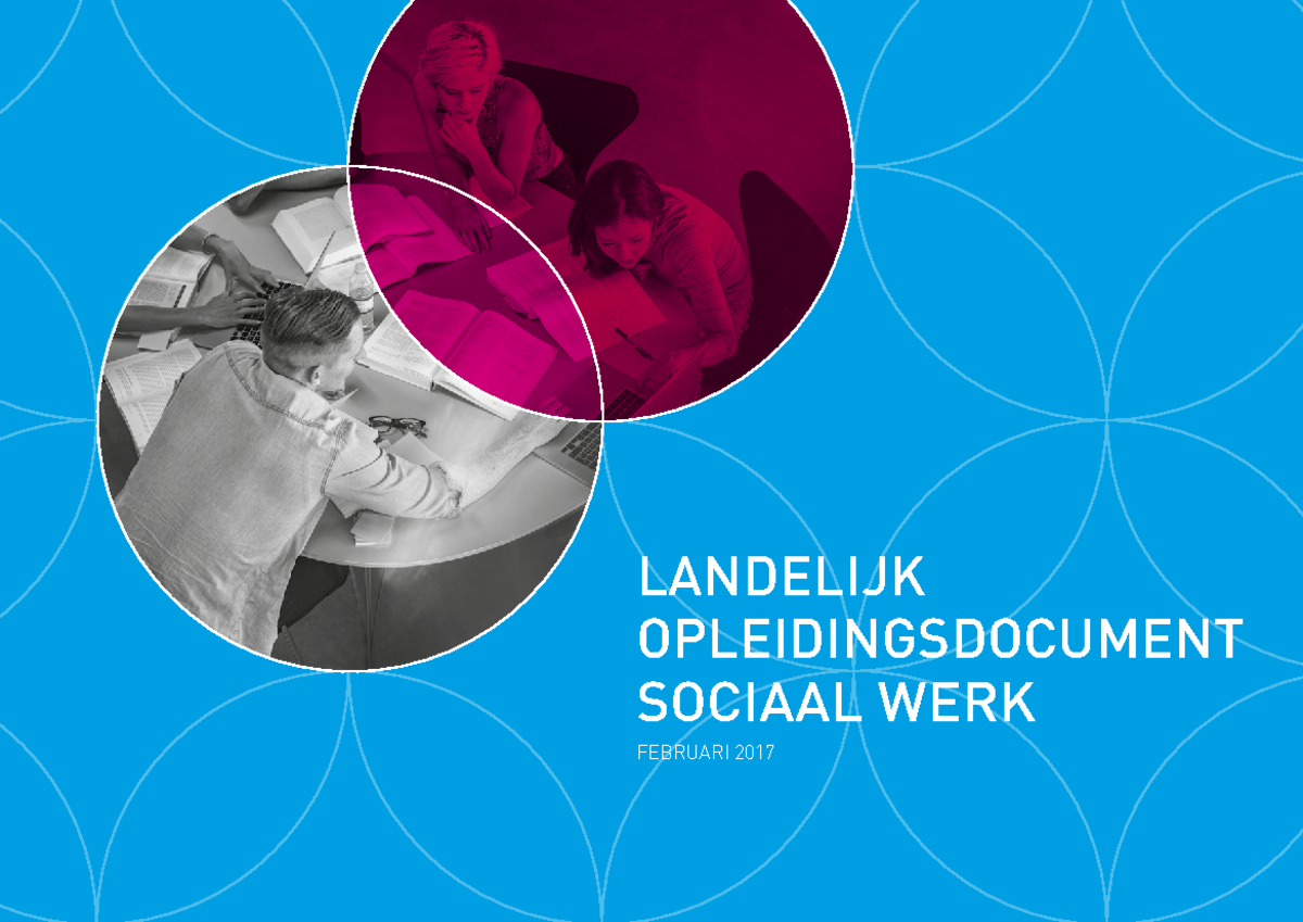 Landelijk opleidingsdocument Social Work - Een bijzonder document, want