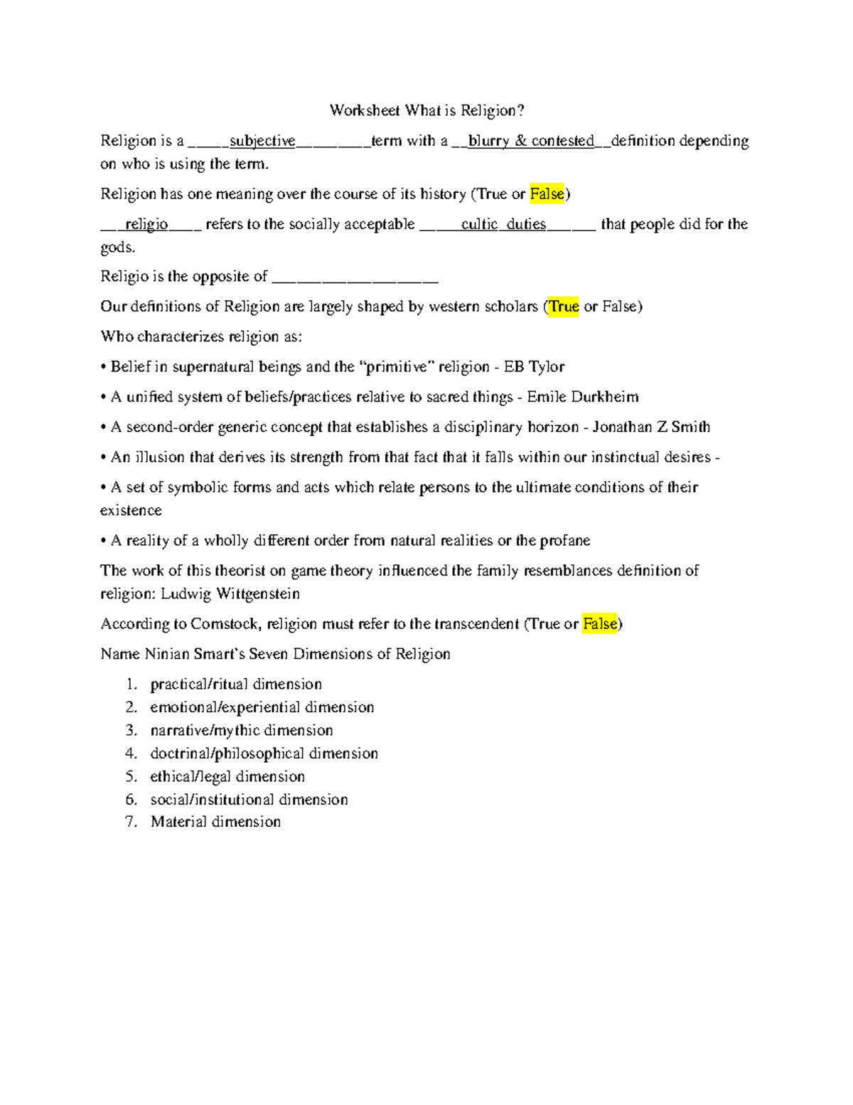 worksheet-intro-religion-worksheet-what-is-religion-religion-is-a