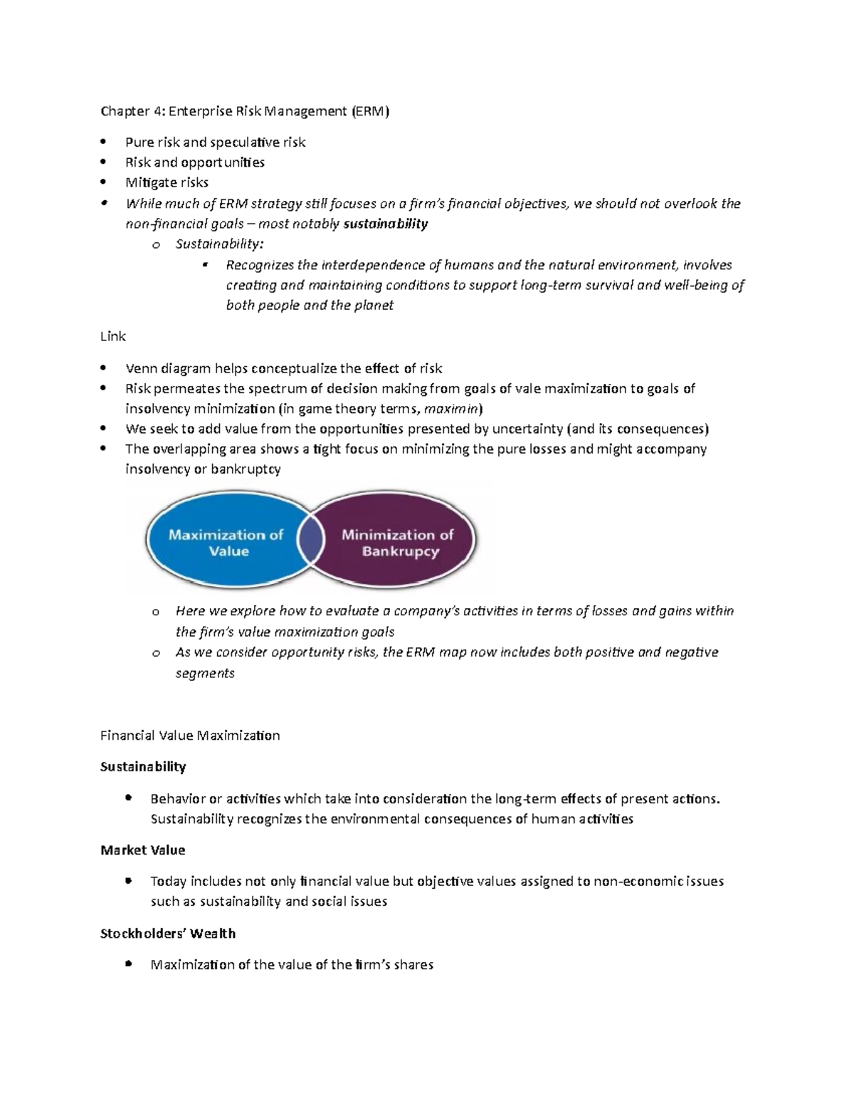 Chapter 4 - Enterprise Risk Management (ERM) - Sustainability ...