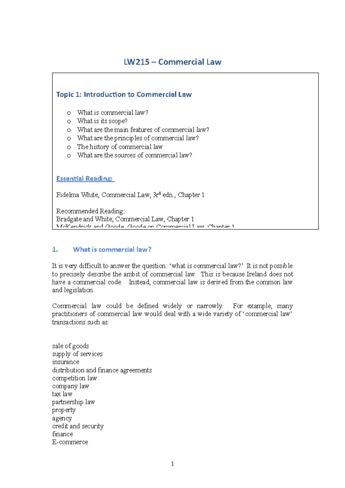 topic-1-introduction-to-commercial-law-lw215-commercial-law-1-what