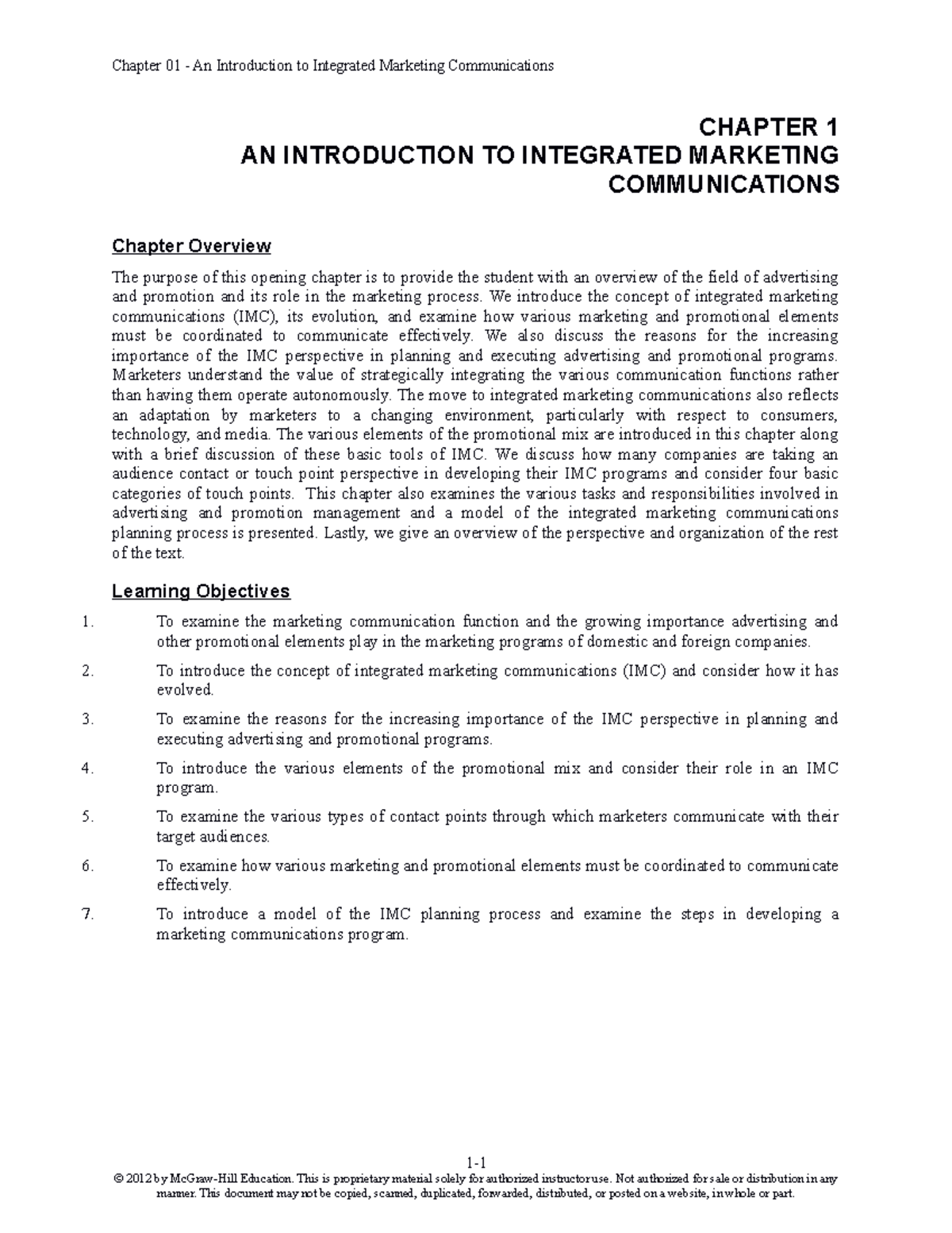 Chap001 - Introduction - CHAPTER 1 AN INTRODUCTION TO INTEGRATED ...