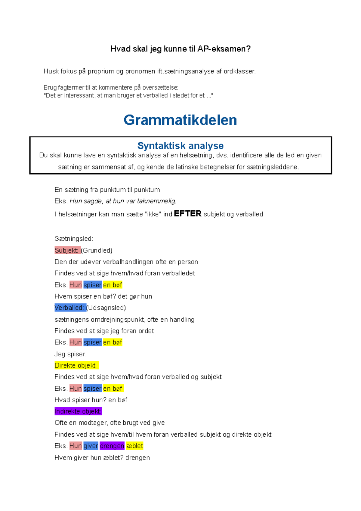 AP Noter 1.g Hhx Gym - Hvad Skal Jeg Kunne Til AP-eksamen? Husk Fokus ...