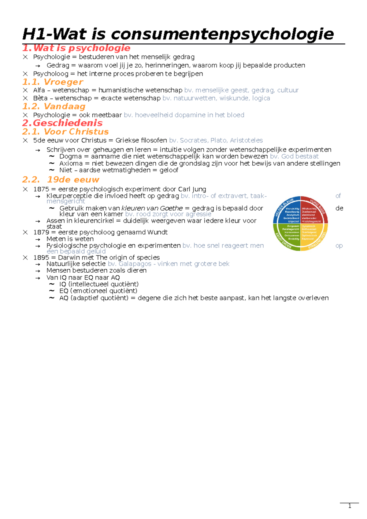 Samenvatting Consumentenpsychologie TM (keuzetraject) - H1-Wat Is ...