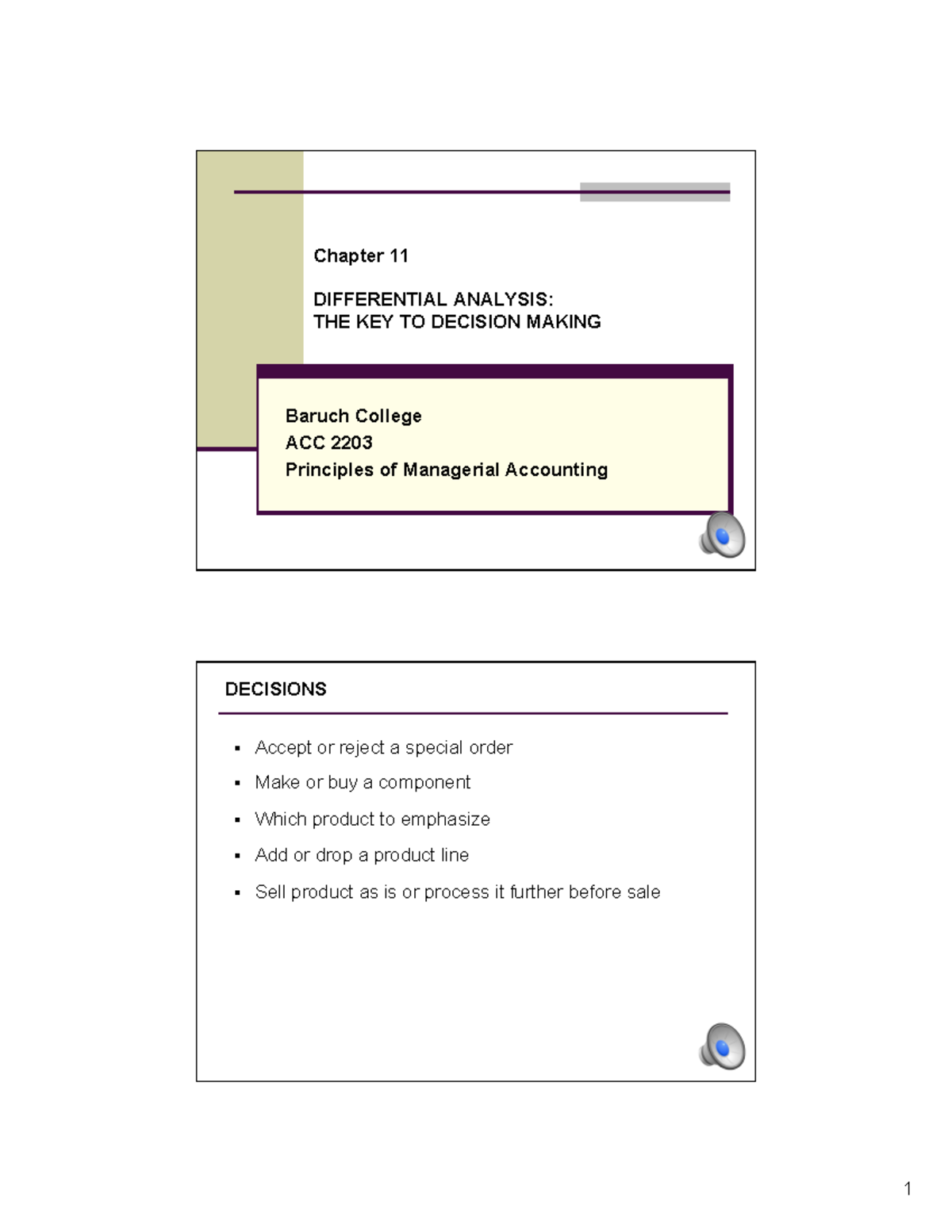 acc-2203-chapter-11-differential-analysis-spring-2019-chapter-11