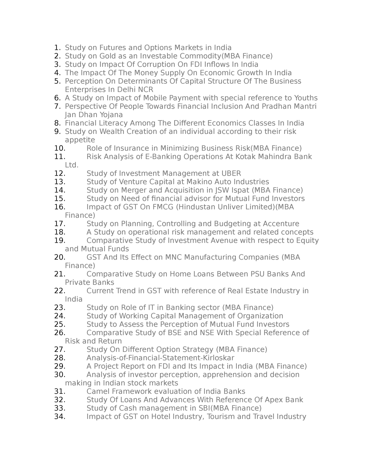 MBA Project Topics Mba Studocu   Thumb 1200 1553 