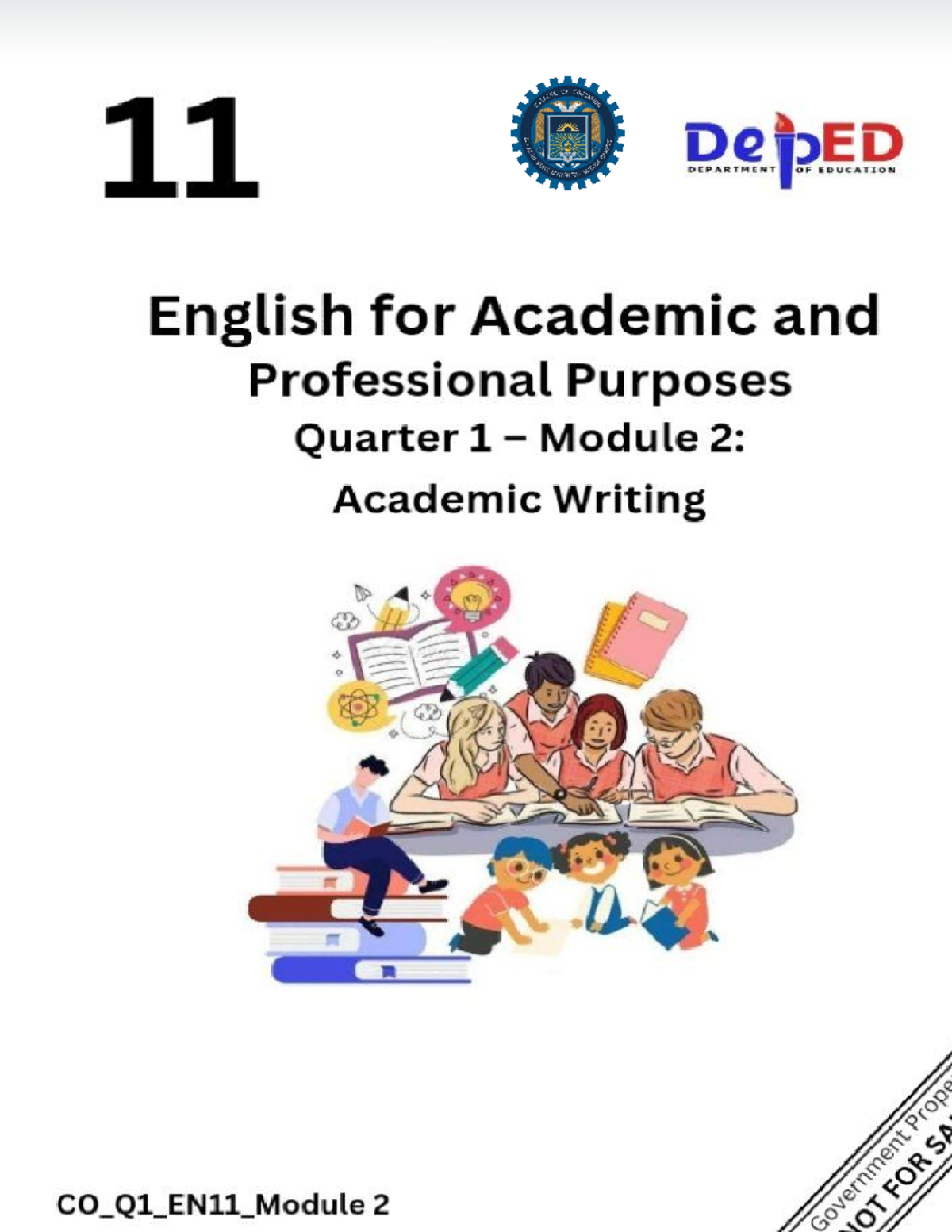 CO Q1 EN11 Module2 . Reading and Writing Skills Grade 11 SelfLearning Module (SLM