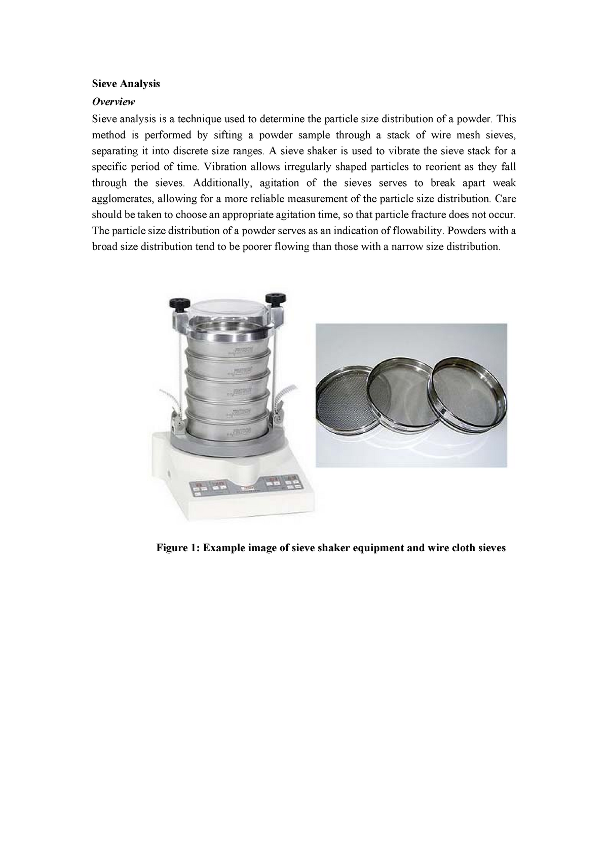 SIEVE ANALYSIS FOR CICIL ENGINEERING 1 - Sieve Analysis Overview Sieve ...