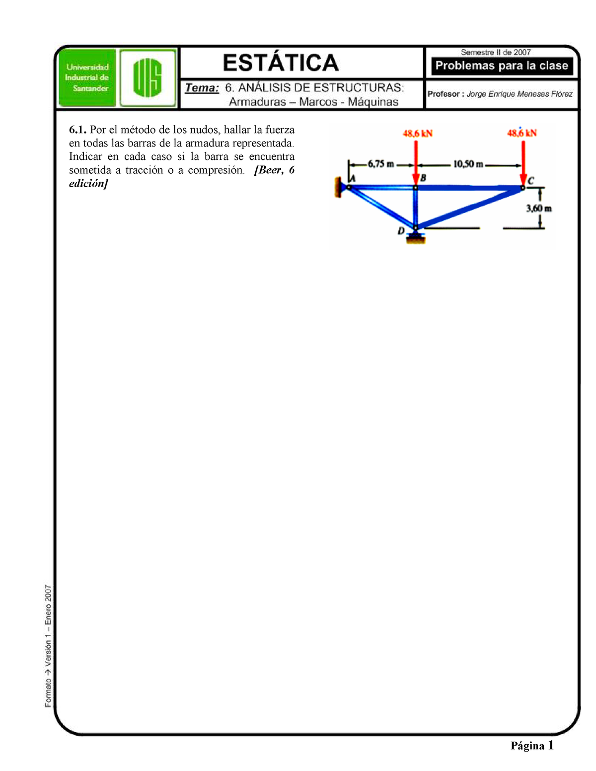 6 Problemasestaticaanalisis De Estructurasv 1 1209210932278399 8 - 6 ...