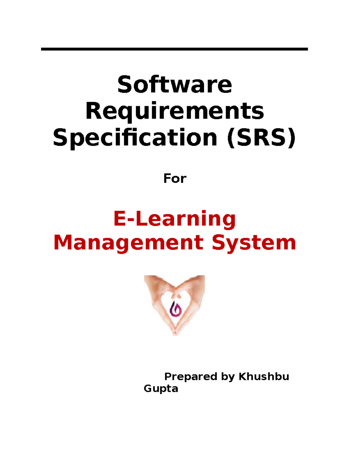 Elearning Management System - Software Requirements Specification (SRS ...