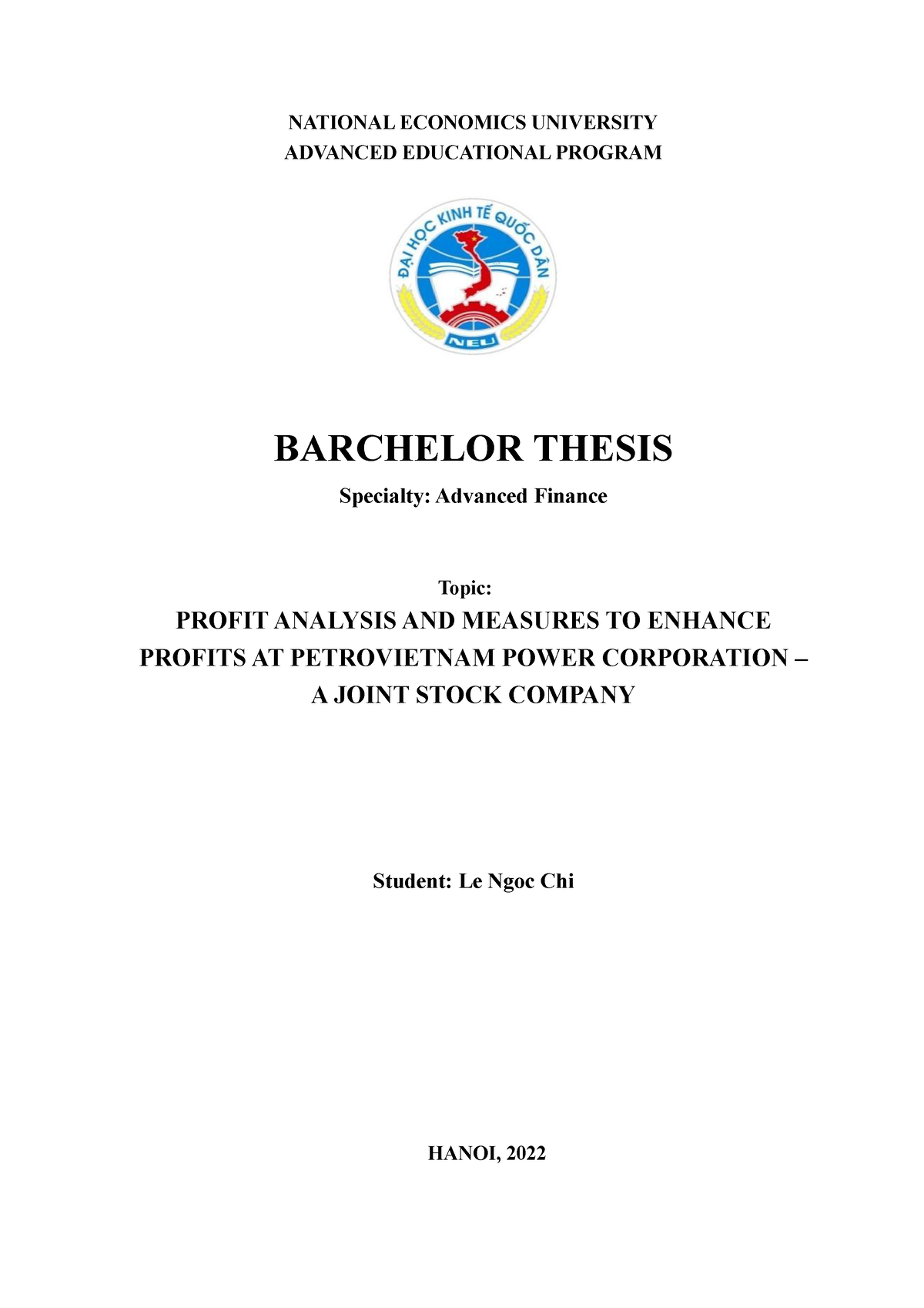 thesis for economics students