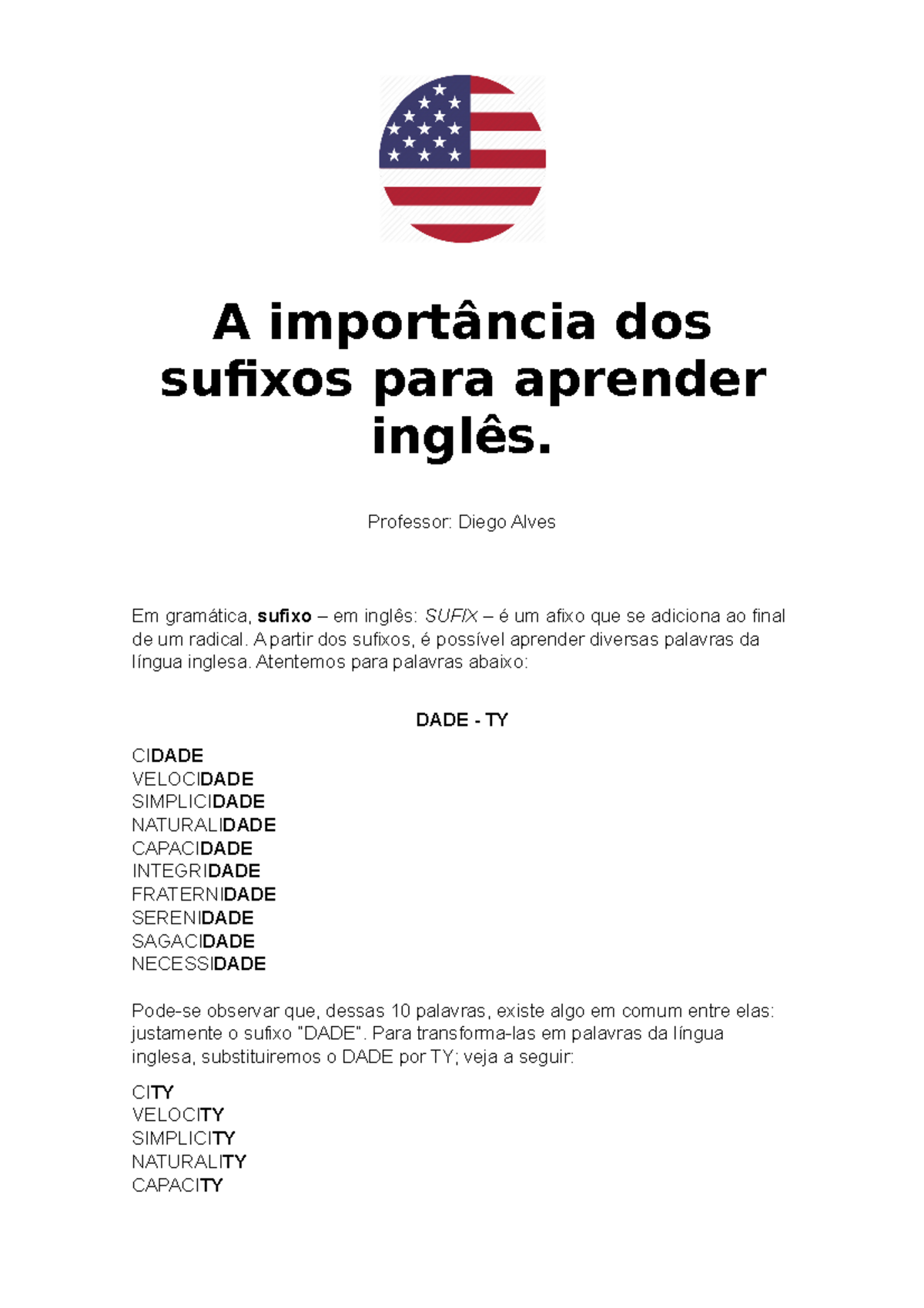 ED em inglês: entenda mais sobre esse sufixo