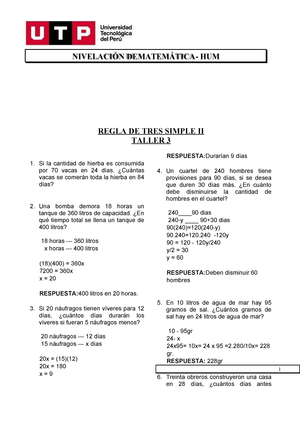 Nivelacion De Matemática N001 - UTP - StuDocu