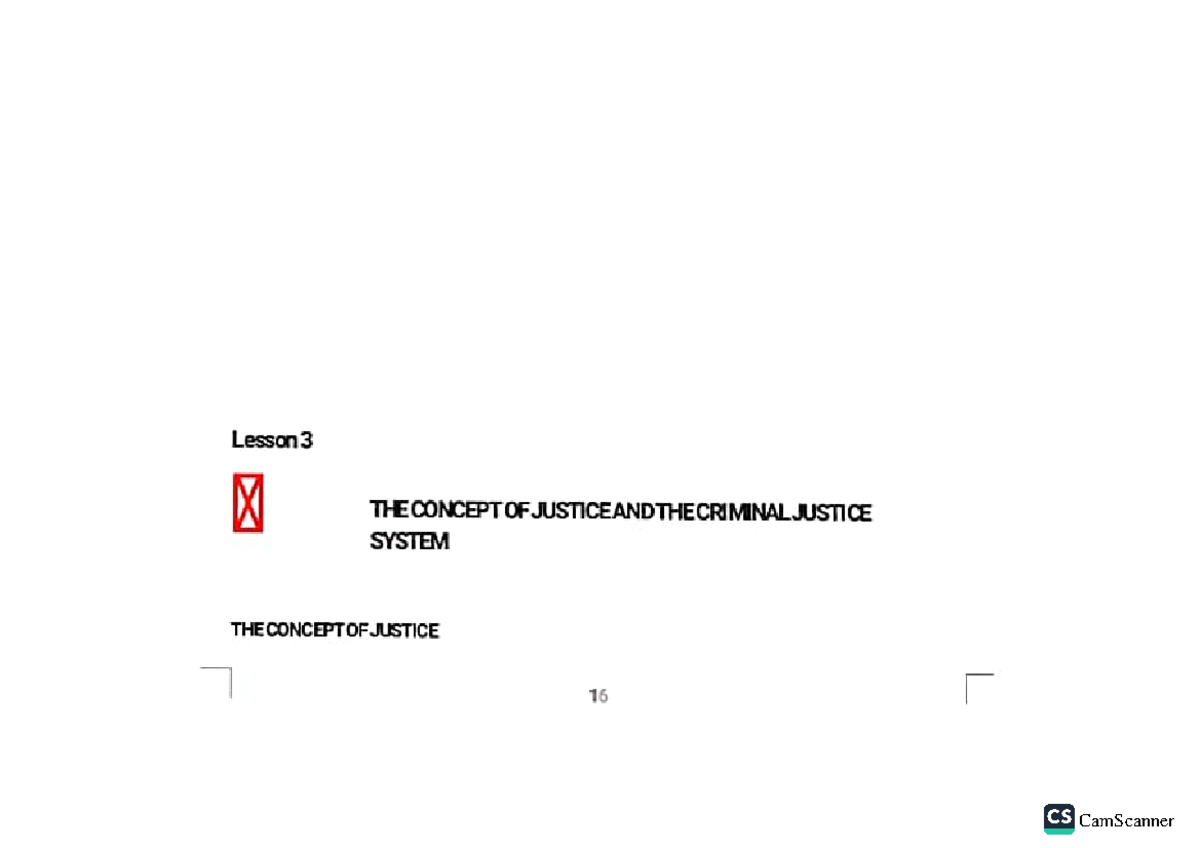 Concept of Justice and Criminal Justice - Introduction to criminology ...