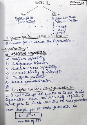 Unit 4 OS Notes - UNIT 4 Memory Management Program must be brought into ...