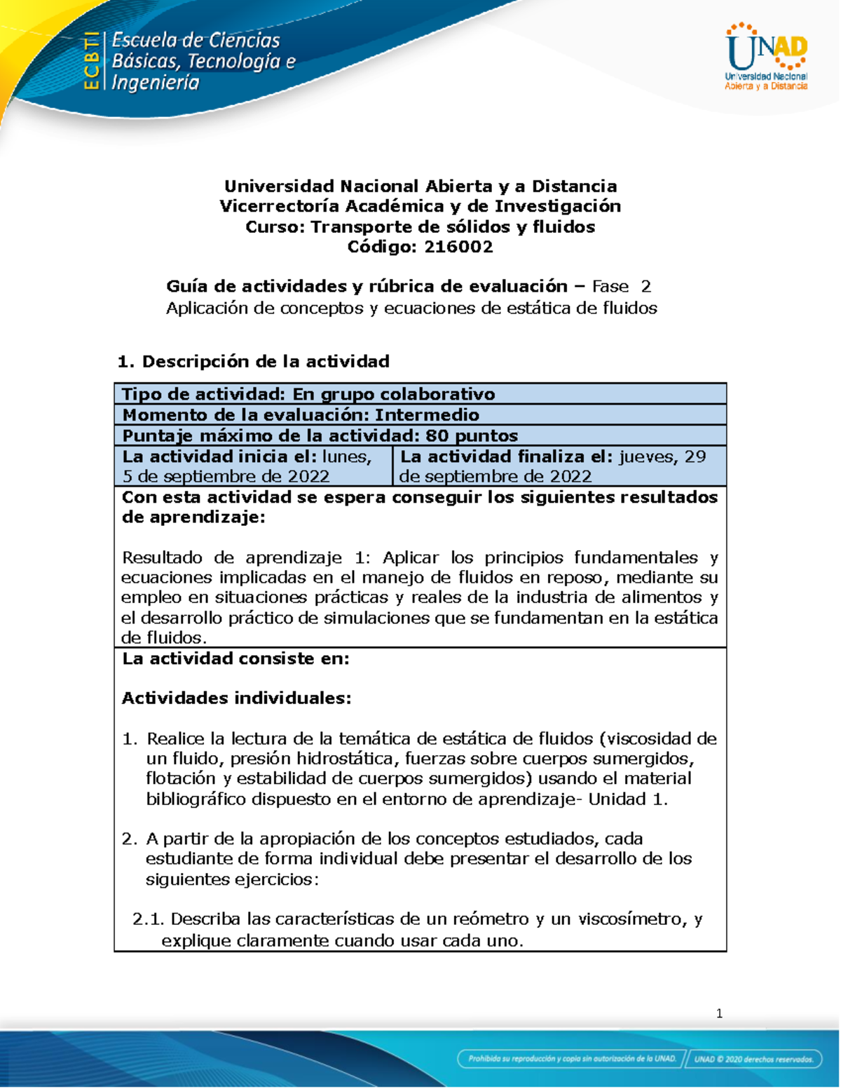 Guía De Actividades Y Rúbrica De Evaluación - Unidad 1- Fase 2 ...