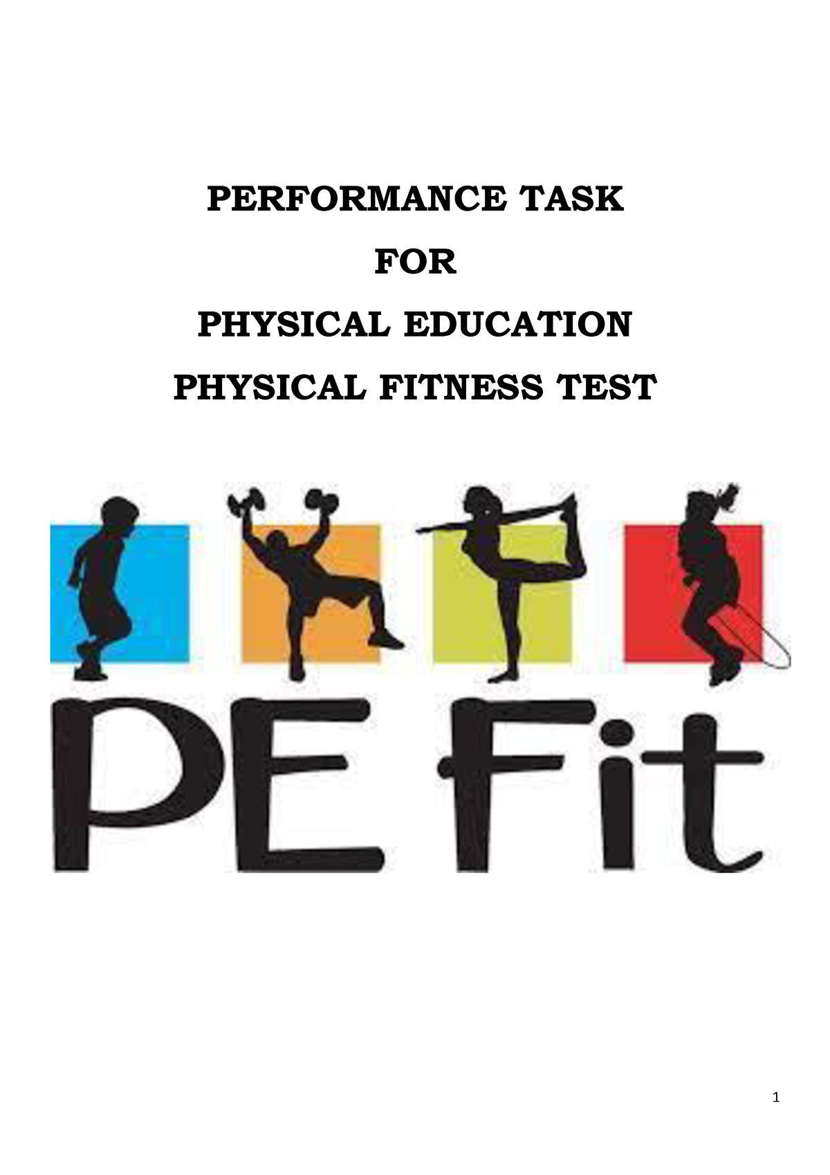performance task for physical education