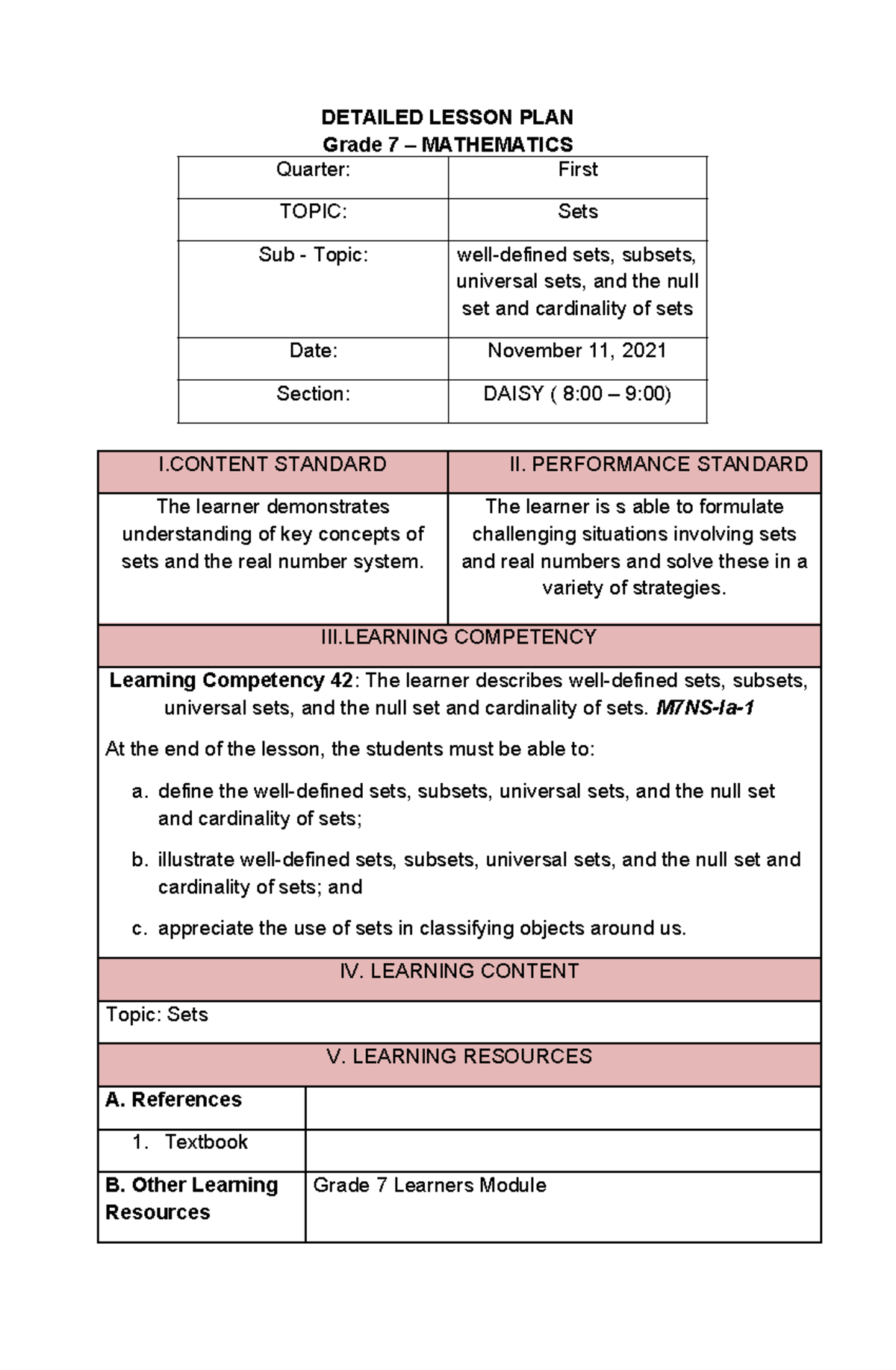 Detailed-lesson-plan-grade-7-mathematics compress - DETAILED LESSON ...