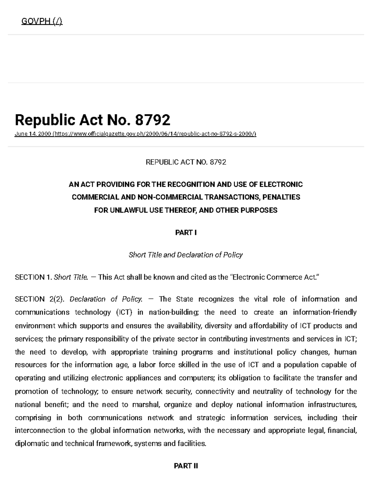 ecommerce-act-reviewer-notes-helpful-guide-republic-act-no-8792