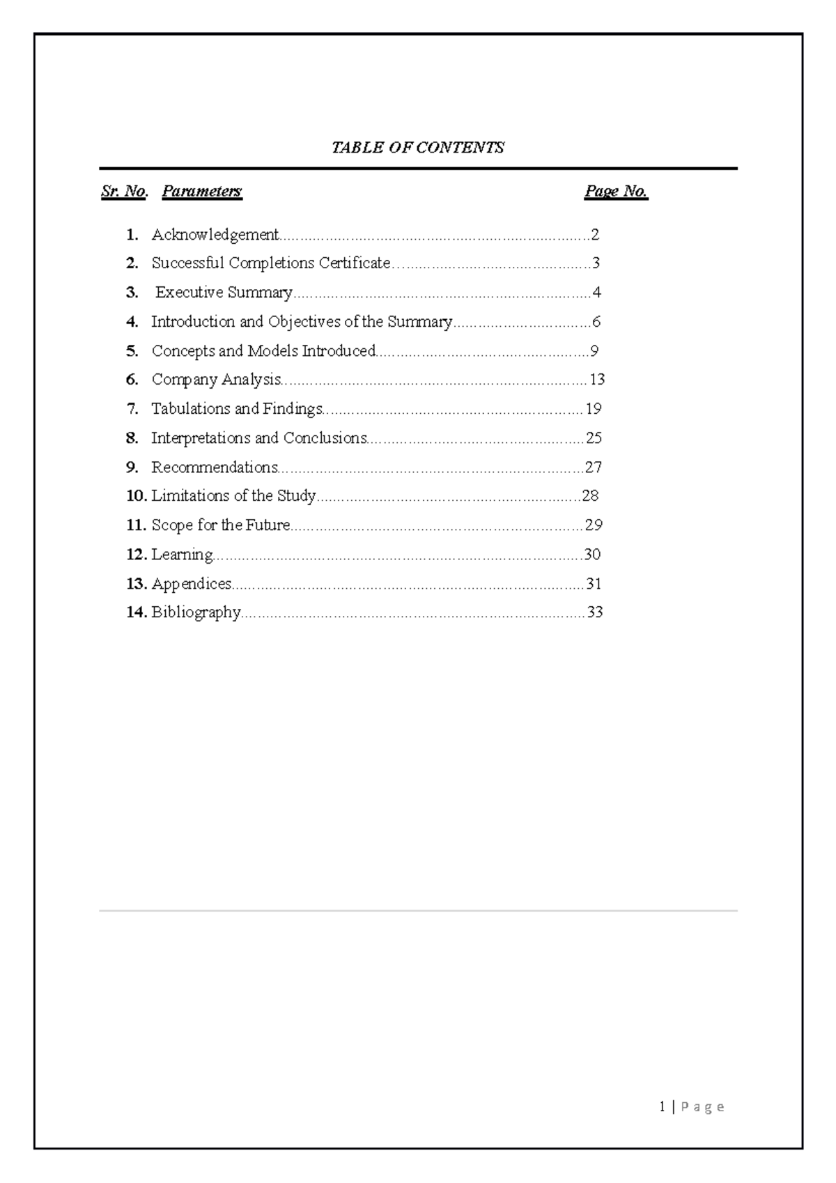 Marketing management report one - TABLE OF CONTENTS 1. - Studocu