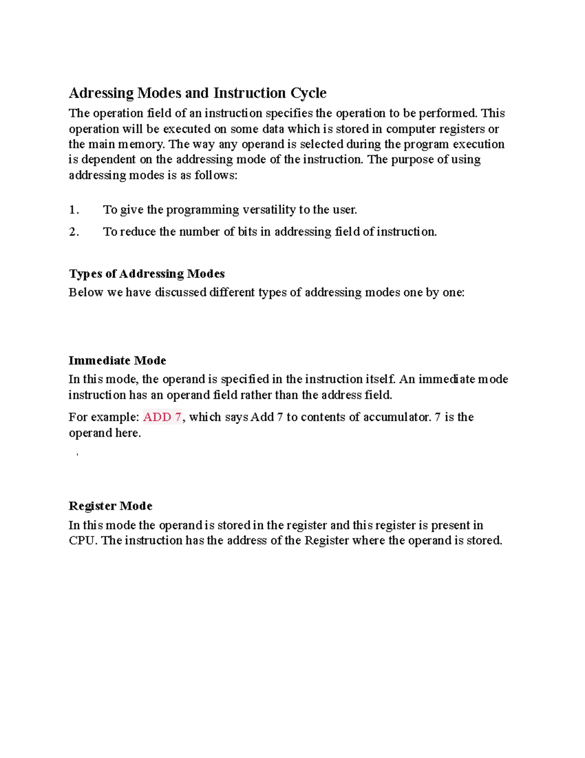 types-of-addressing-modes-adressing-modes-and-instruction-cycle-the