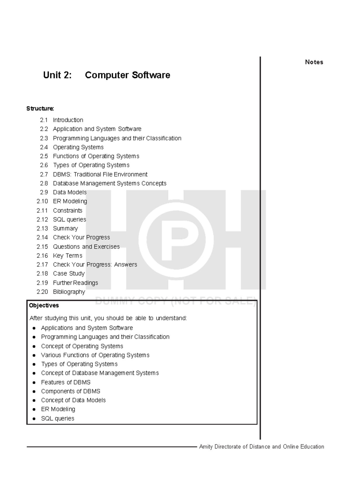 IT for Managers Block 2 - Lecture notes 12-13 - Computer Software 83 ...