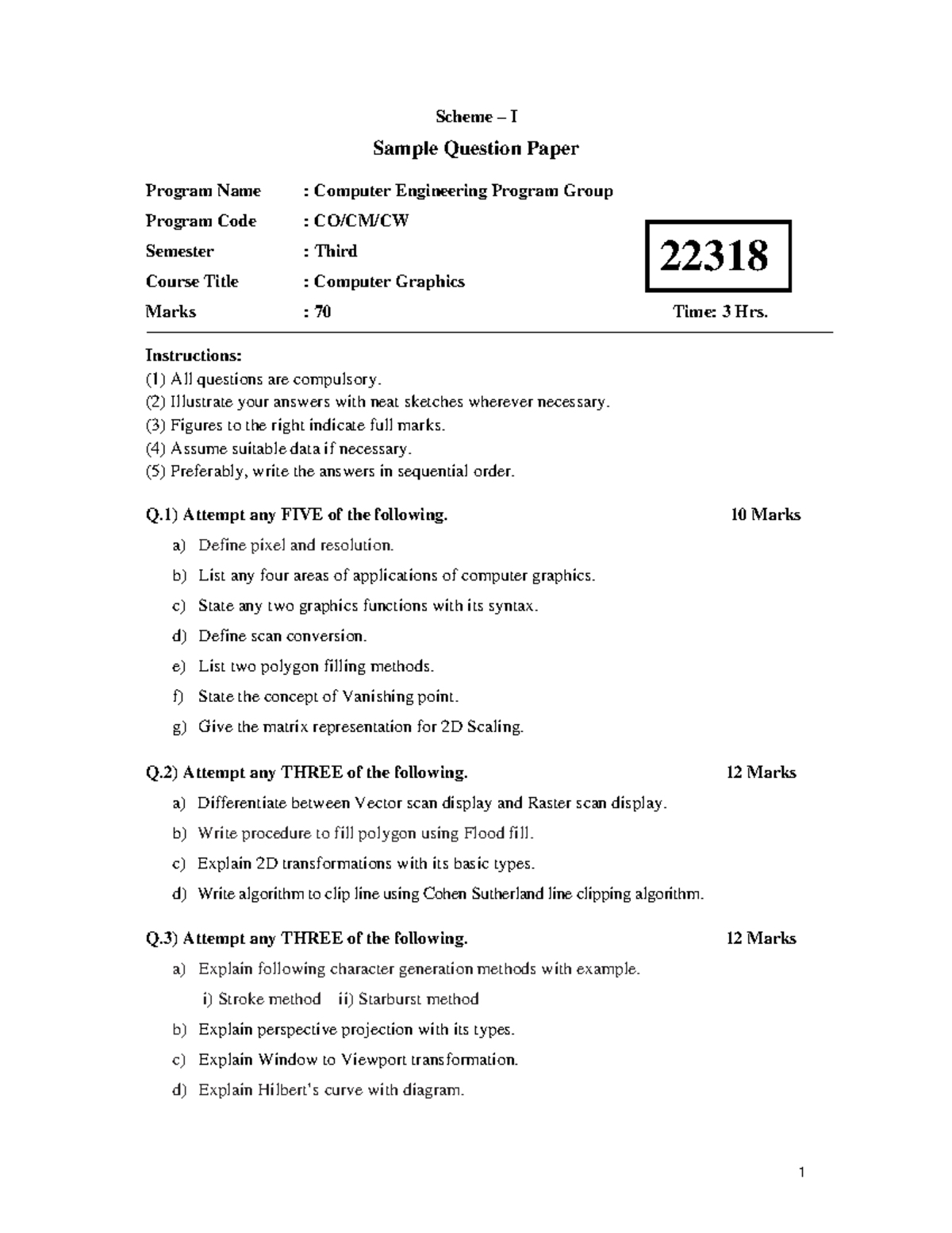 3rd-sem-computer-graphics-computer-sample-question-paper-scheme-i