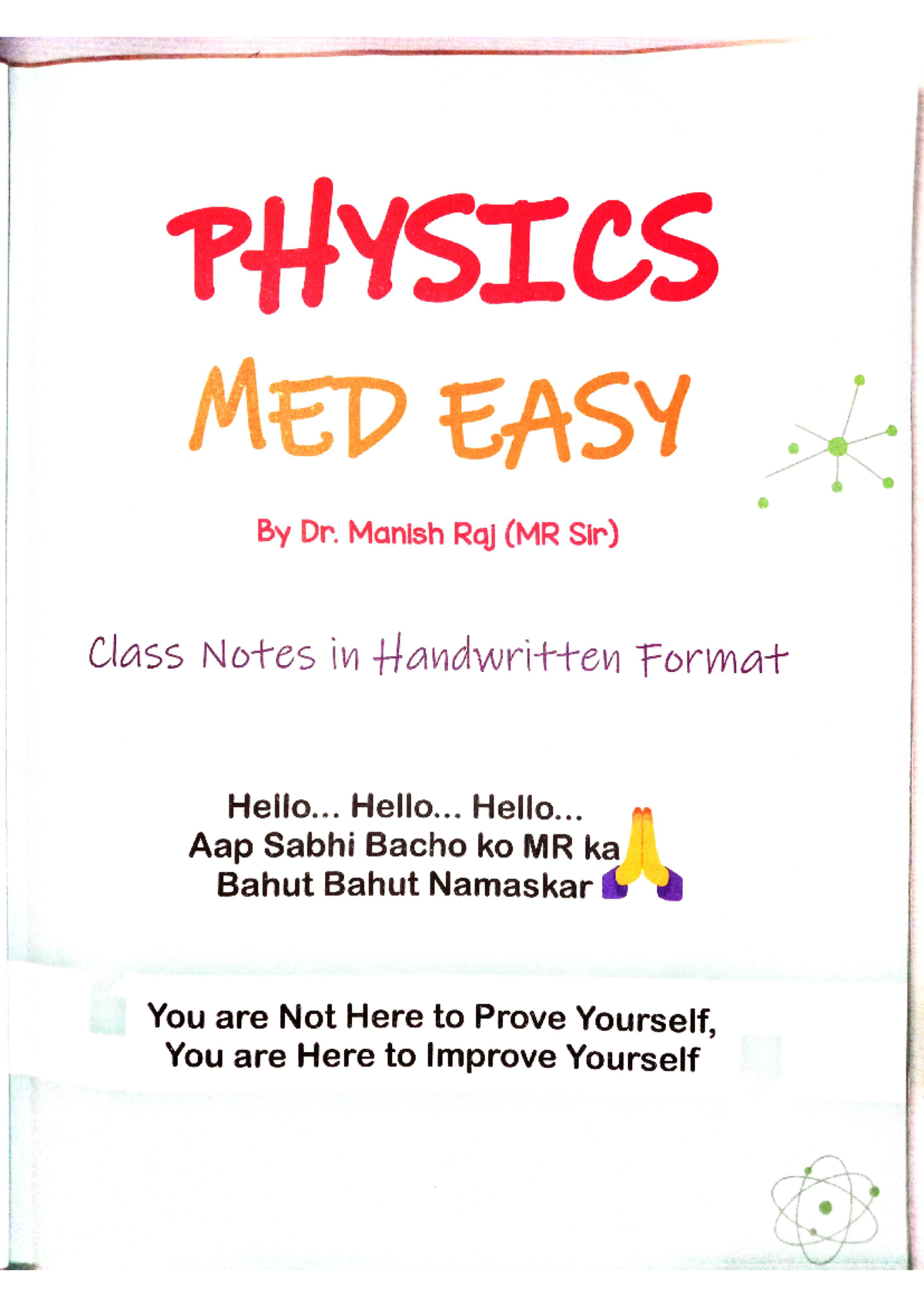 MED Easy physics - Class XII PCB - Studocu