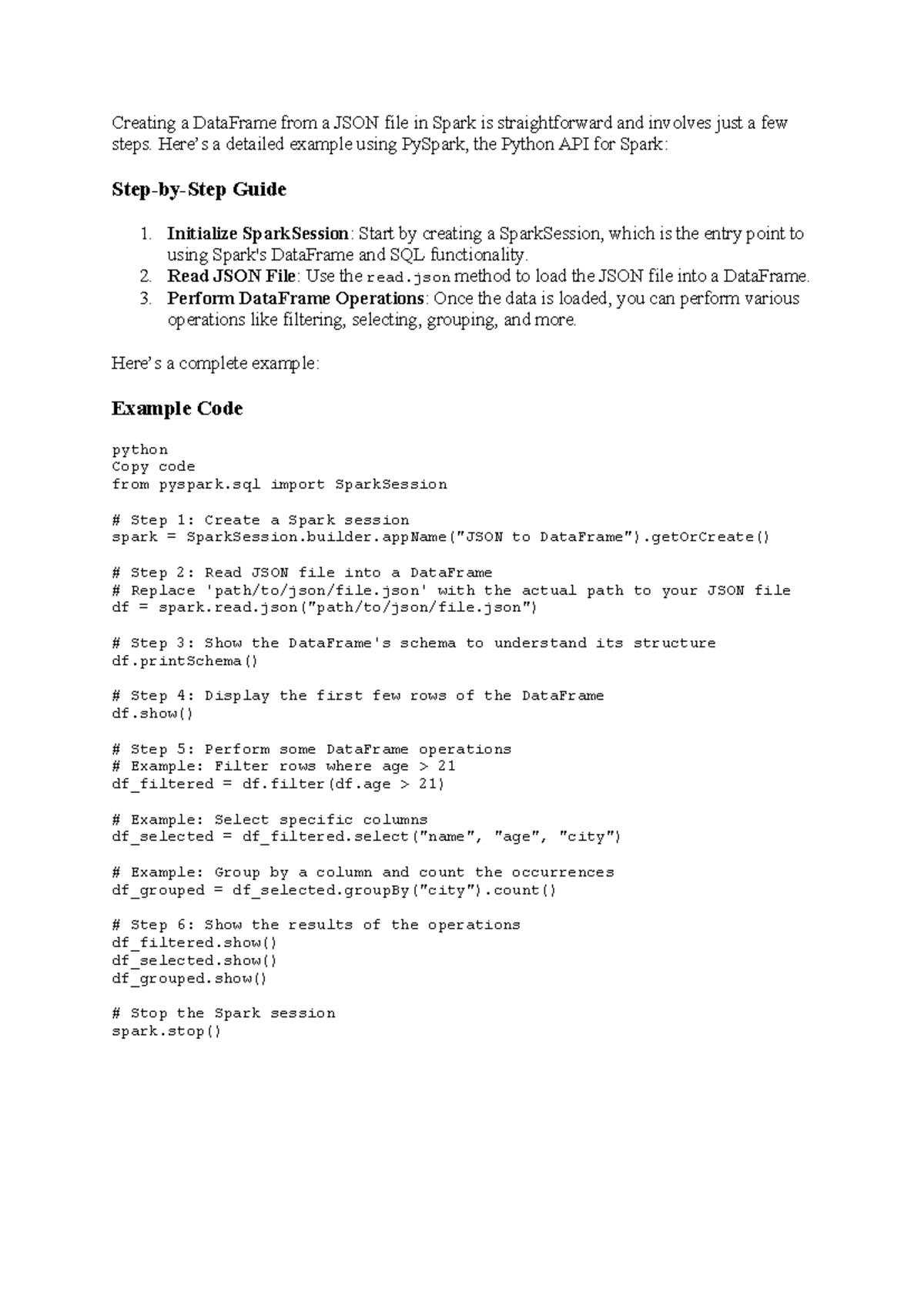 A Data Frame from a JSON A Data Frame from a JSON - Creating a ...