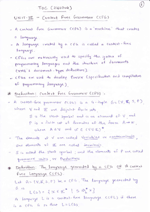 Theory OF Computation Question BANK - TOC (3160704) Page 2 Question ...