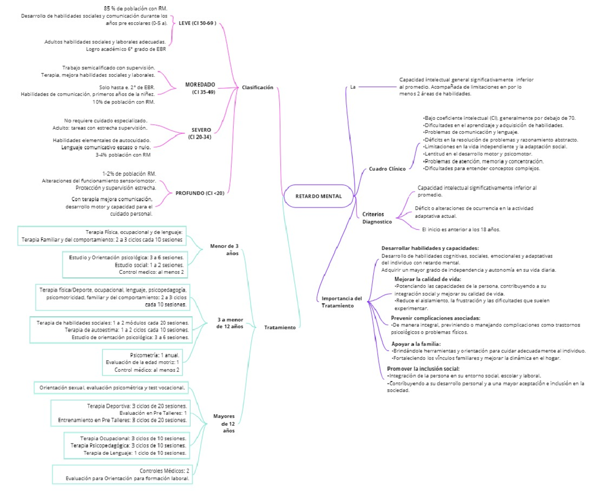Retardo Mental Mapa Conceptual - 85 de población con RM. Desarrollo de ...