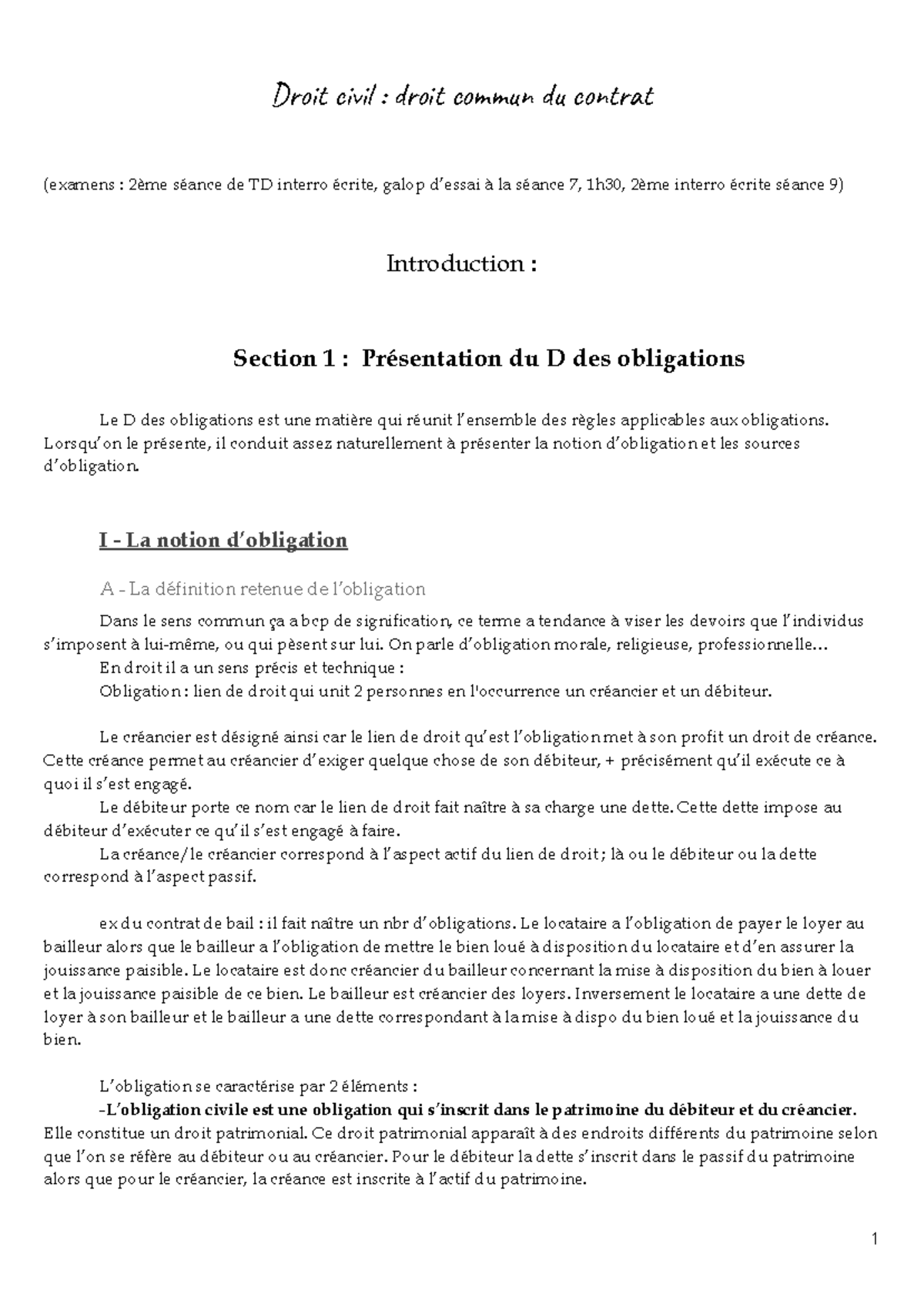 Galop D'essai Droit Constitutionnel