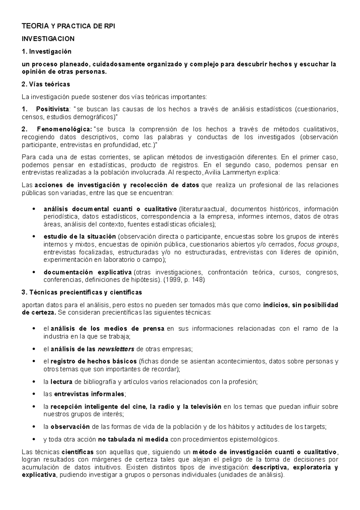 Teoria Y Practica DE RPI - TEORIA Y PRACTICA DE RPI INVESTIGACION ...