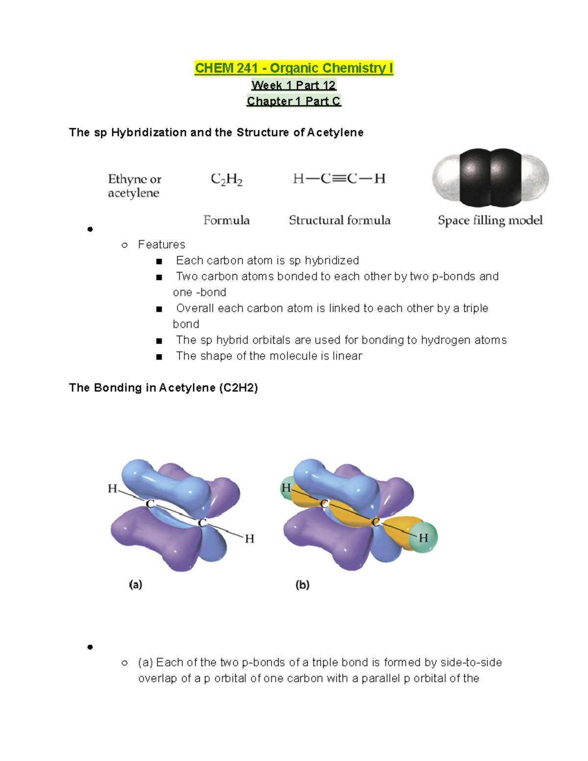 CHEM 241 Lecture Notes Week 1 Part 12 - Chapter 1 Part C Notes - CHEM ...