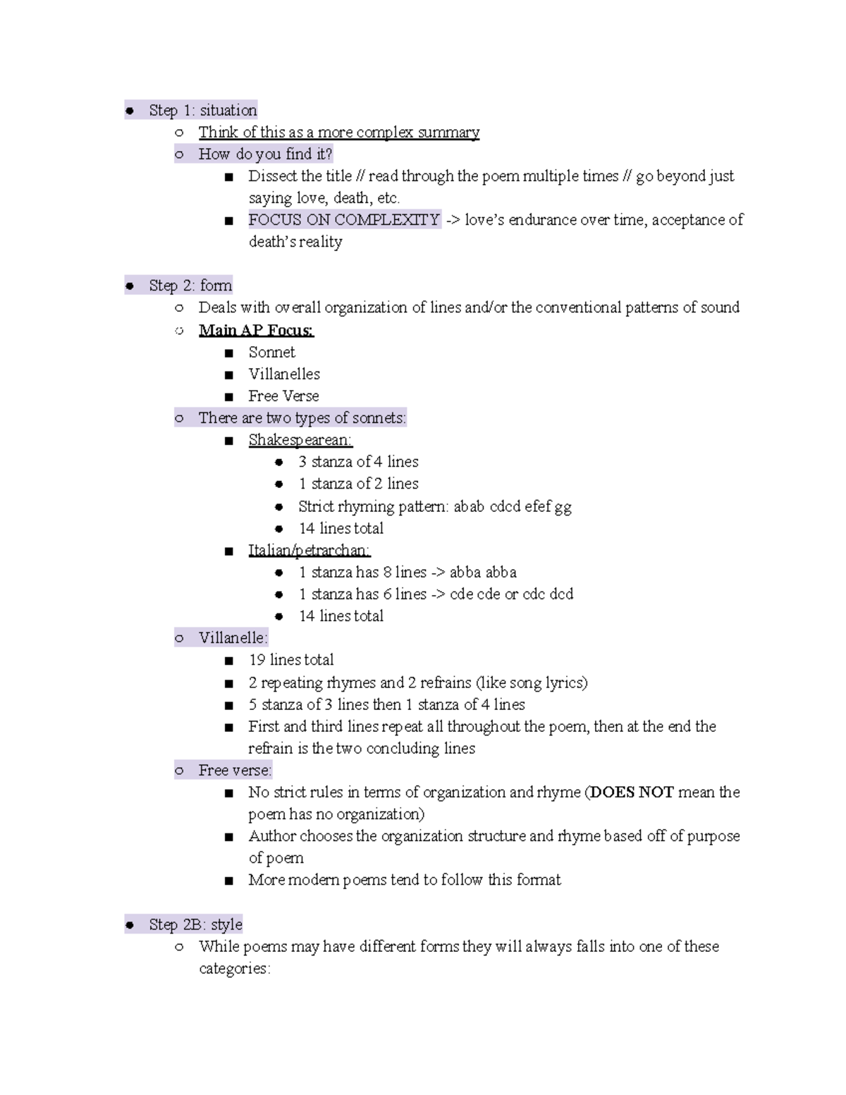 AP Lit notes 1 24 -serdytr556htregefgrstsewfewfef - Step 1: situation ...