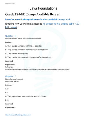 1z0-811 Reliable Test Tips