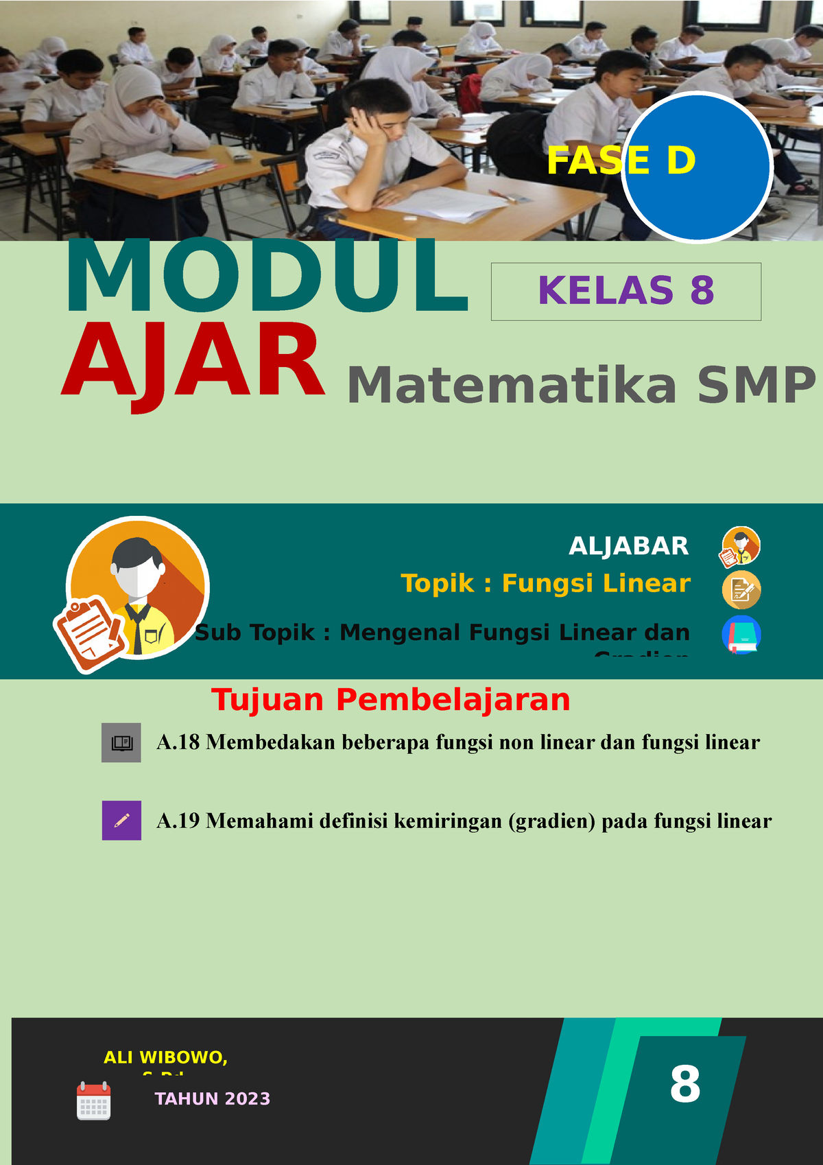 3.1 Modul Ajar Mengenal Fungsi Linear Dan Gradien - MODUL AJAR ...