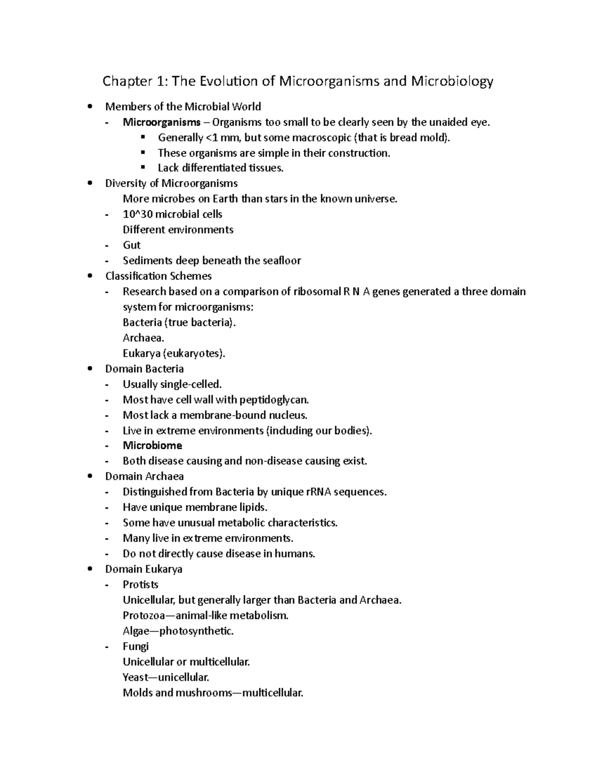 Chapter 1 The Evolution Of Microorganisms And Microbiology - Chapter 1 ...