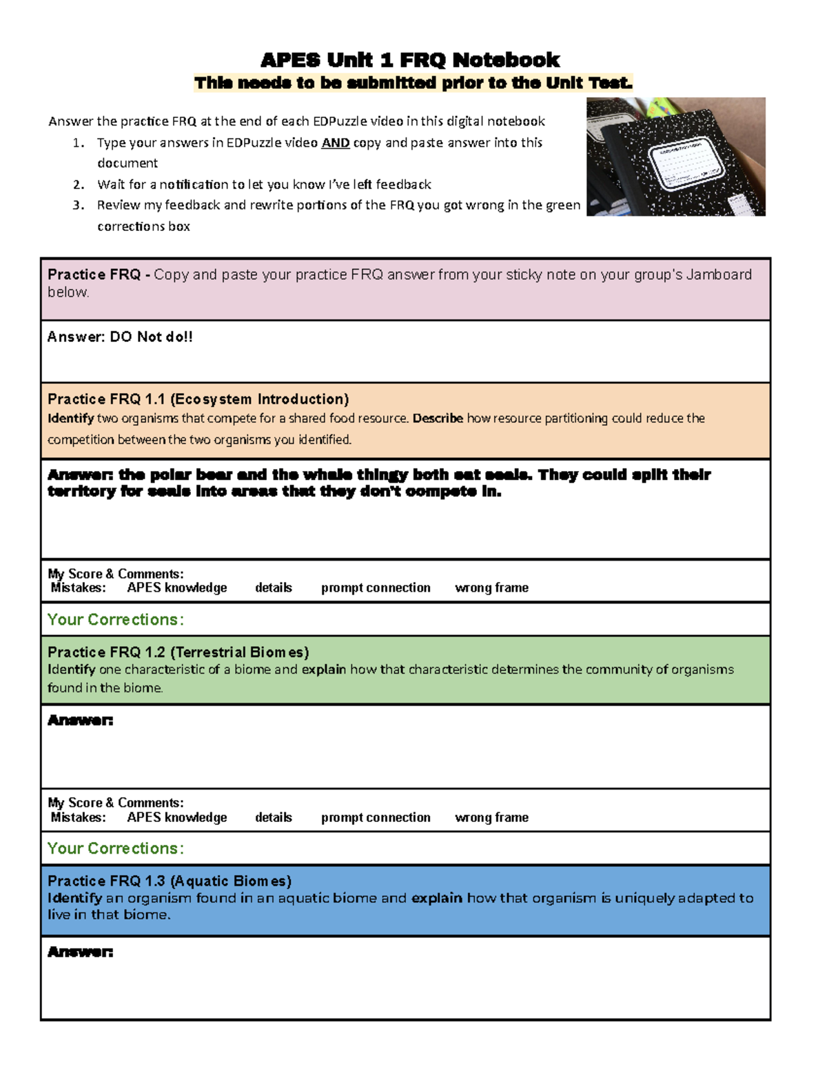 Unit 5 Apes Frq - 2dvniz1