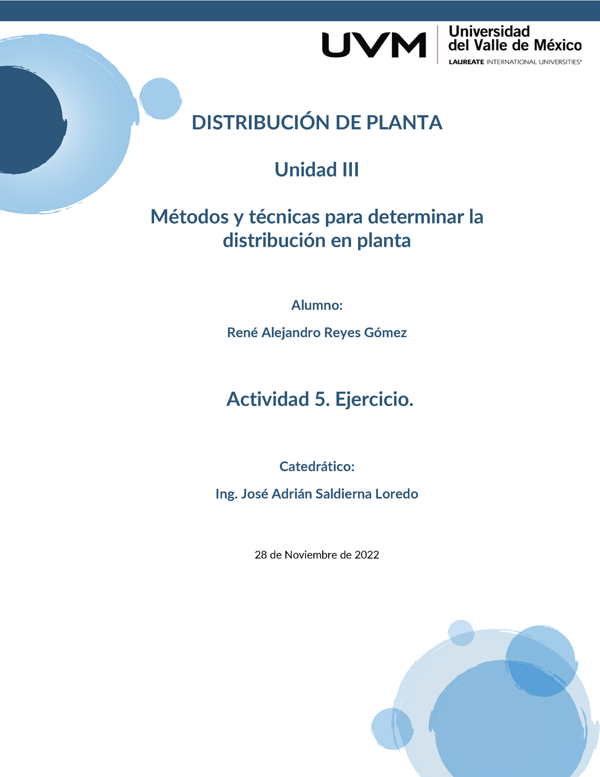 A5 Rarg Actividad Numero 5 Distribucion De Planta DistribuciÓn De Planta Unidad Iii Métodos 7866