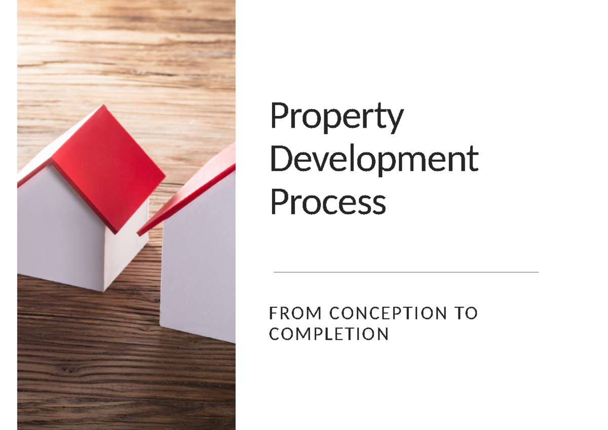 Module 4 - Property Development Process - Property Development Process ...