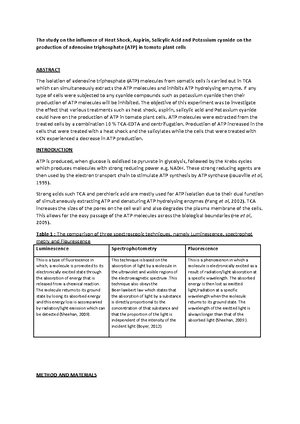 Extraction of plant pigments from spinach - EXTRACTION OF PLANT ...