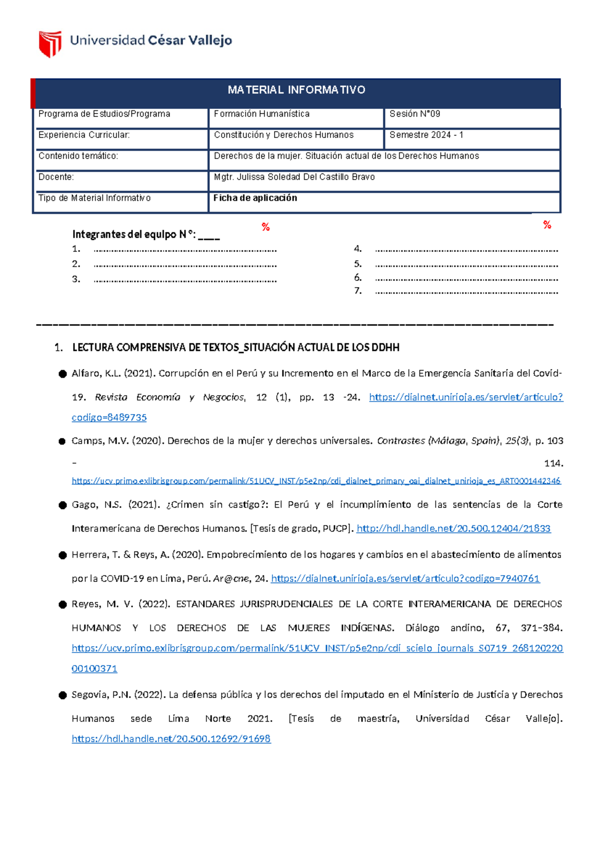 Ficha DE Aplicación 09 - 10101010 - MATERIAL INFORMATIVO Programa de ...