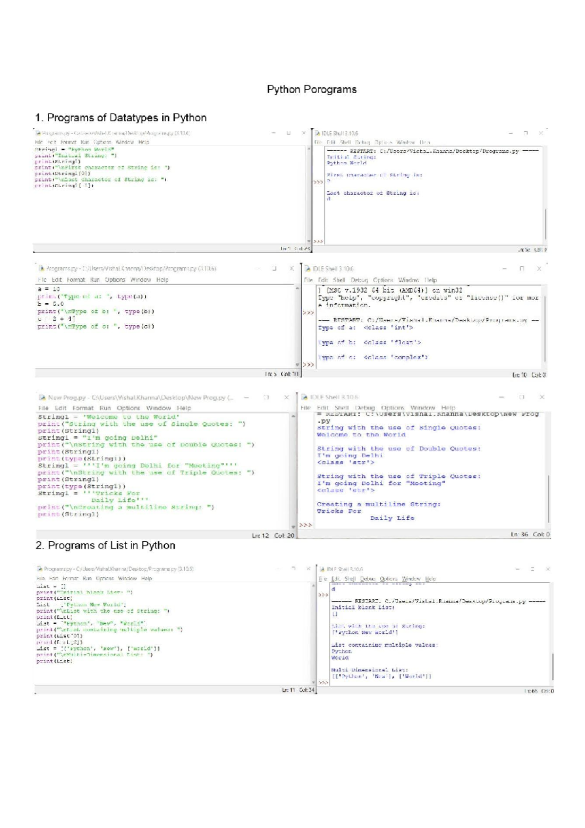 Python Final Program - Commerce class 11 - Studocu