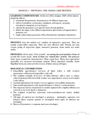 Module 1 - Lecture notes about Zoology - MODULE 1 – SCIENCE: THE ...