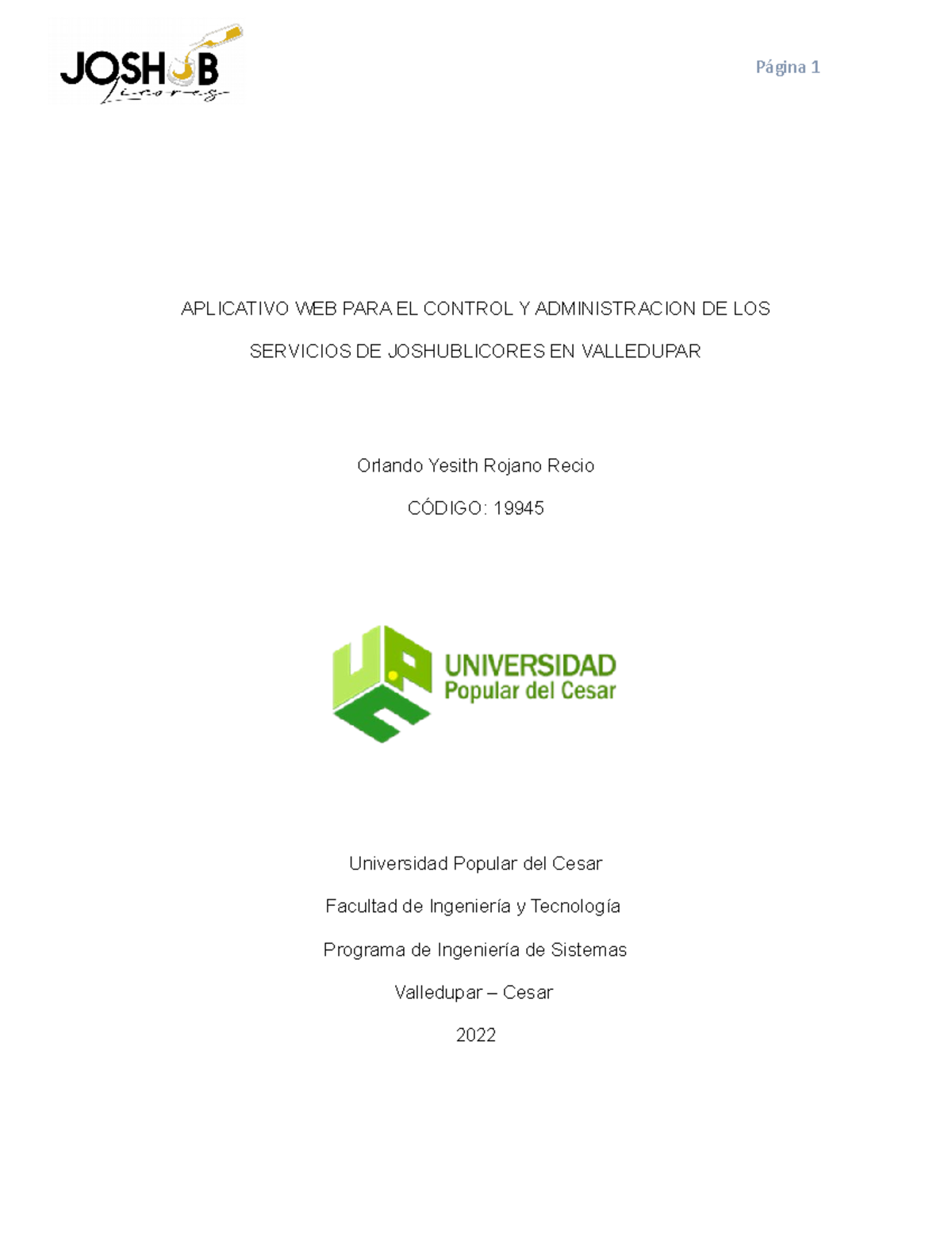 Proyecto Joshub Licores - APLICATIVO WEB PARA EL CONTROL Y ...