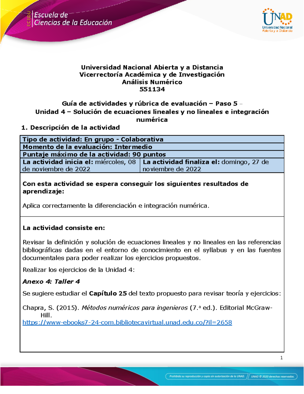 Guia de actividades y Rúbrica de evaluación - Unidad 4 - Paso 5 ...