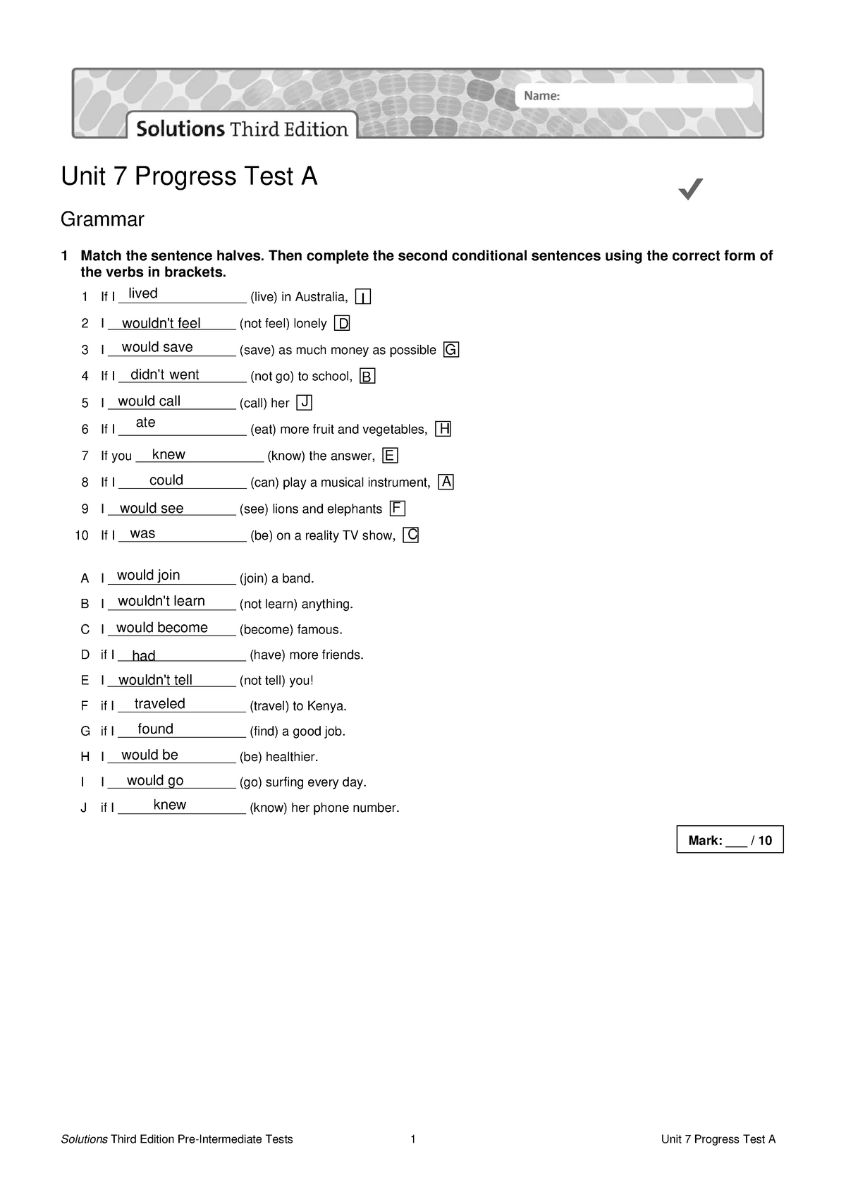 523344739 Sol3e Preint U7 Progress Test A Signed - Unit 7 Progress Test ...