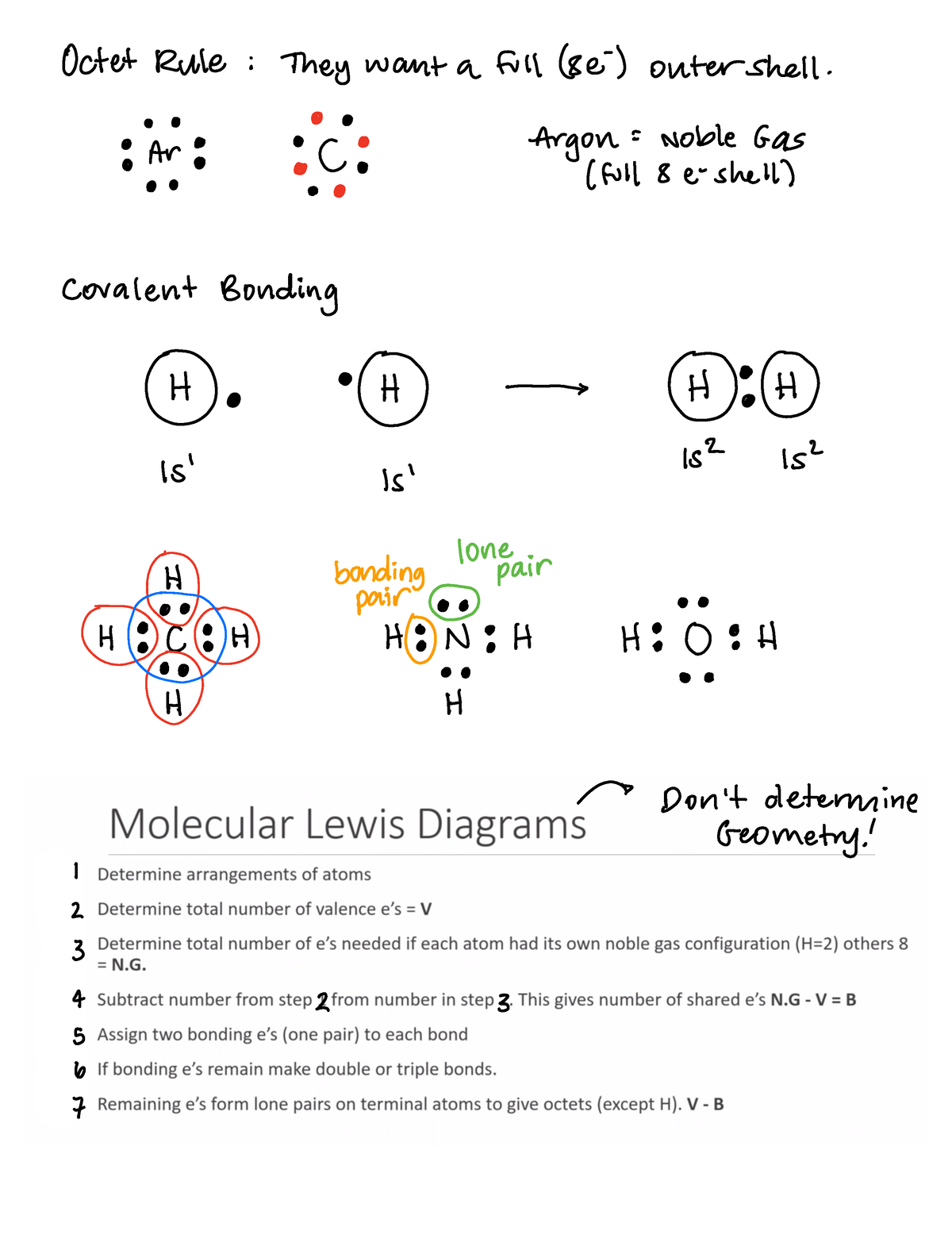 Discussion 7 - Atomic Bonding - Octet Rule They want a full e outer ...