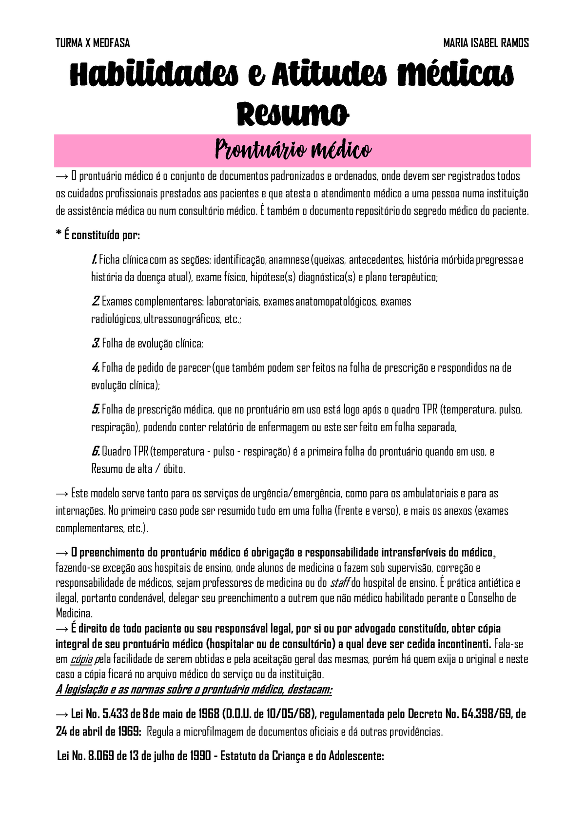 Proturio Anaminese e Exame Físico., PDF, Coração