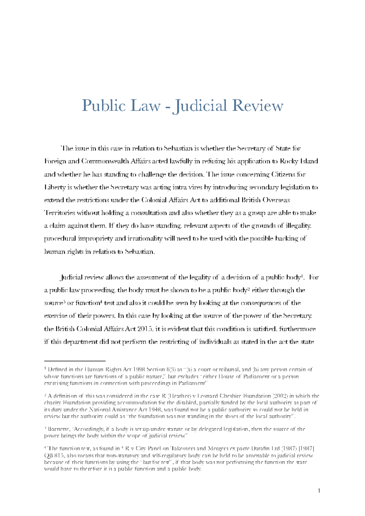 Public Law Judicial Review copy Public Law Judicial Review The